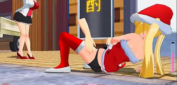  3D Custom Girl Evolution - Oni Chichi Akizuki Airi Threesome